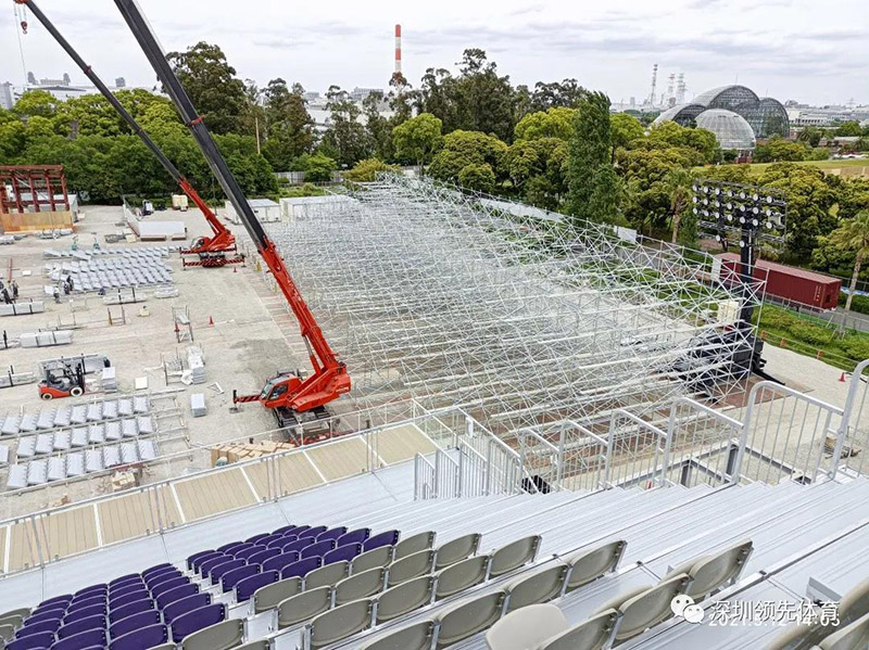 深圳領(lǐng)先體育看臺座椅品牌亮相東京奧運(yùn)賽事場館5